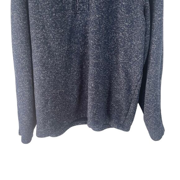 Red Head Men's Size XL Blue Half Button Pullover Henley Outdoor Sweater - Picture 3 of 9